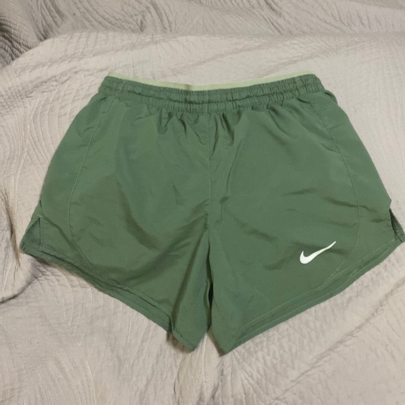 Army green Nike running shorts - Picture 1 of 4